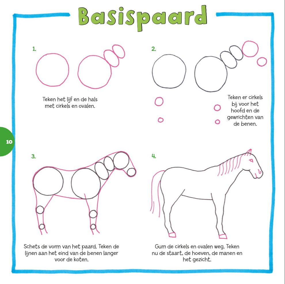 Ik leer paarden tekenen