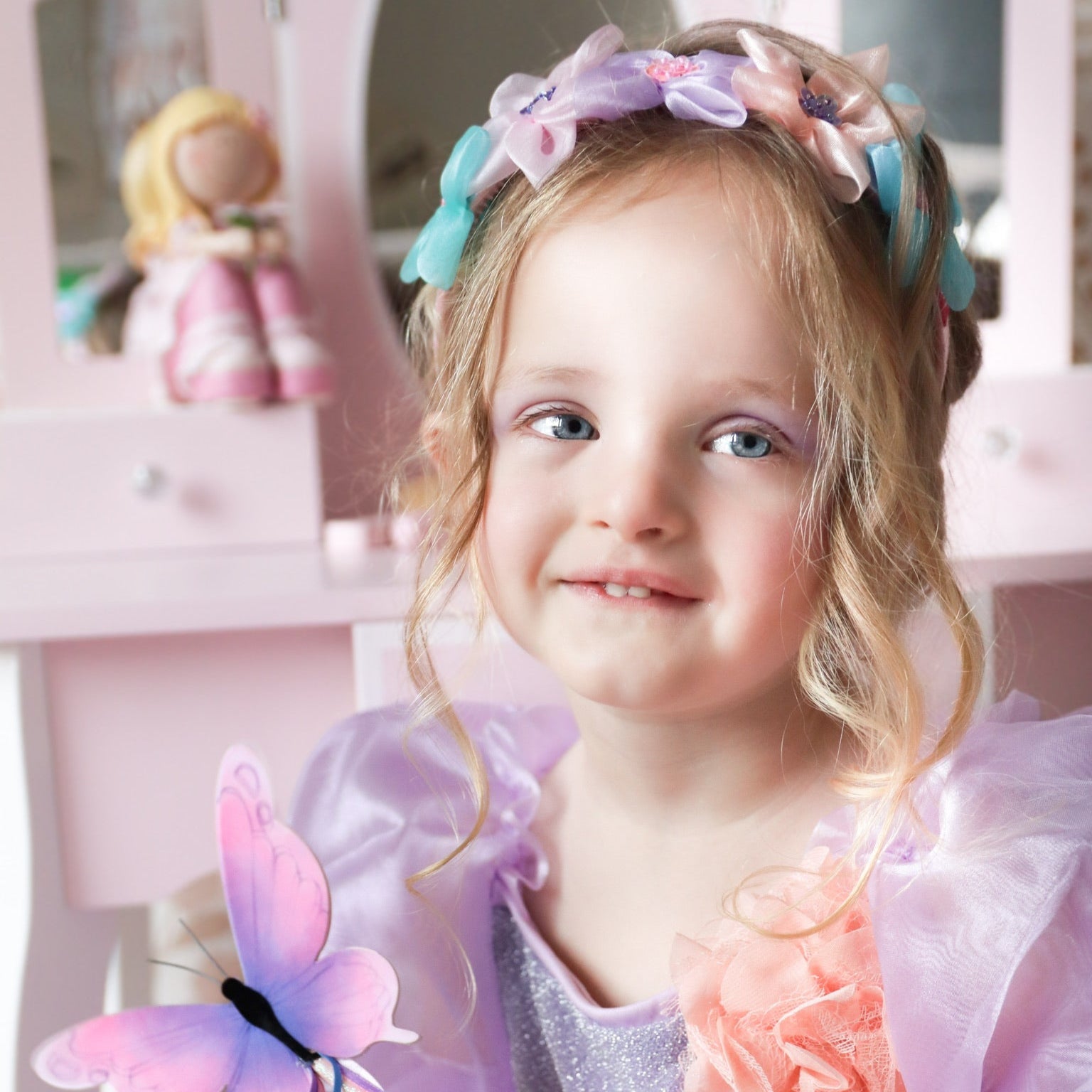 Diadeem lint Amy, multikleur