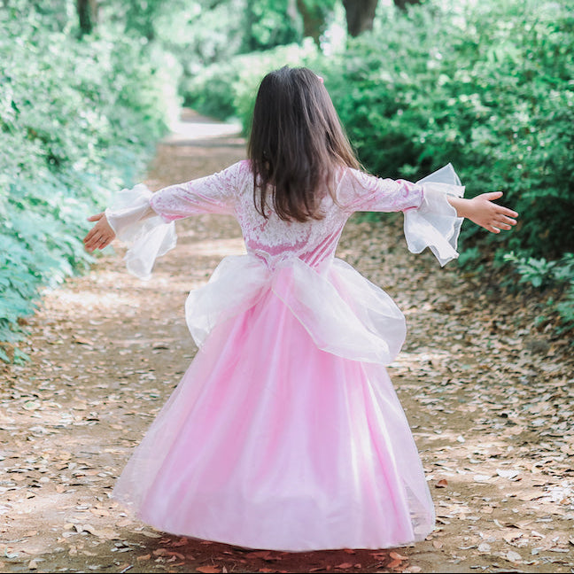 Roze Roos Prinsessenjurk