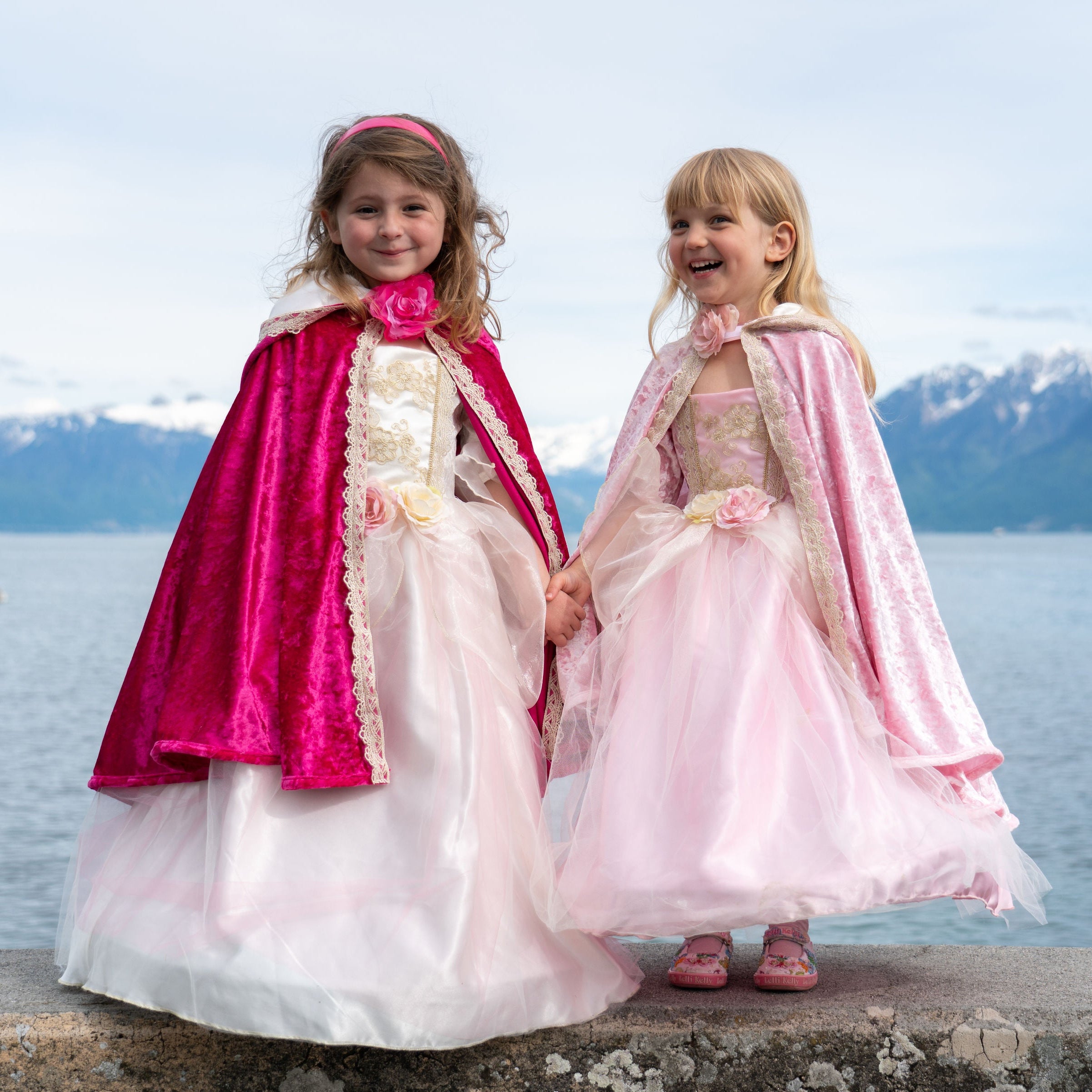 Roze Roos Prinsessenjurk