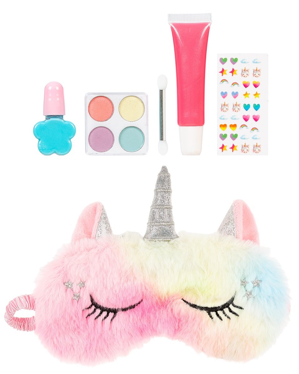 Eenhoorn make up + slaapmasker set