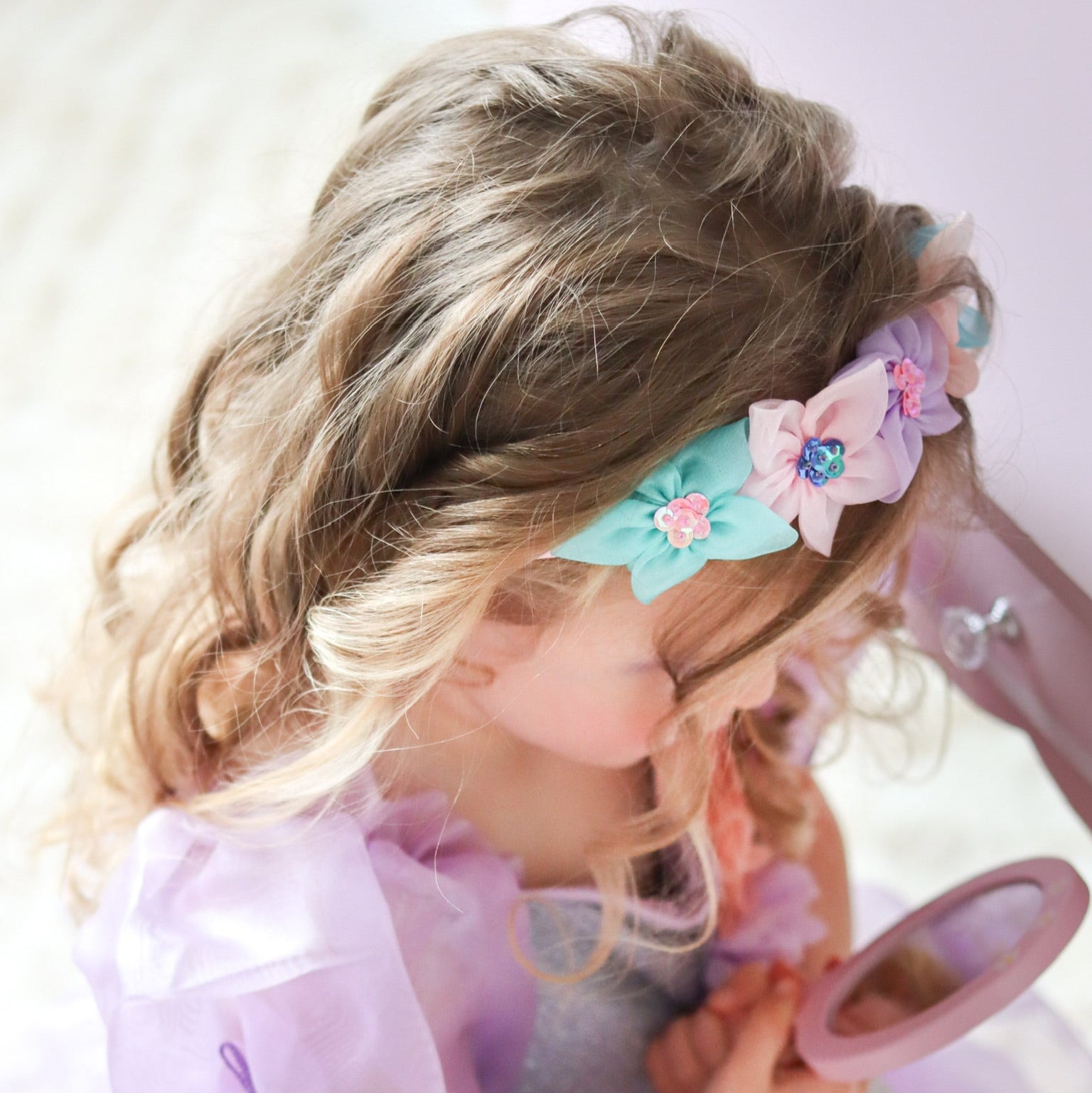 Diadeem lint Amy, multikleur