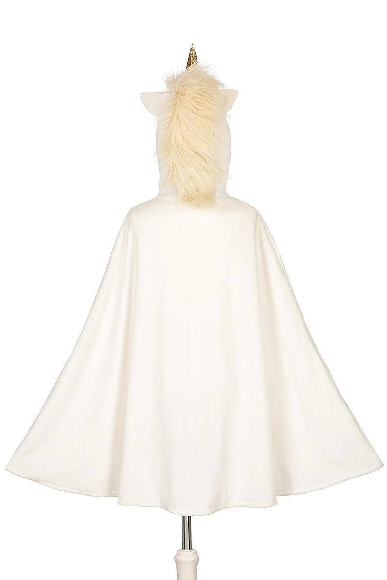 Unicorn cape off white en roze