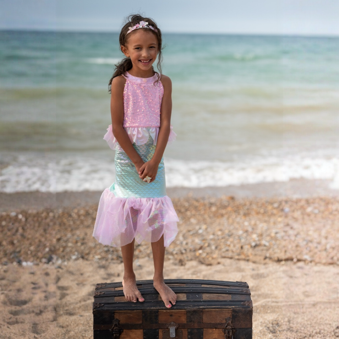 Roze Misty Mermaid Jurk