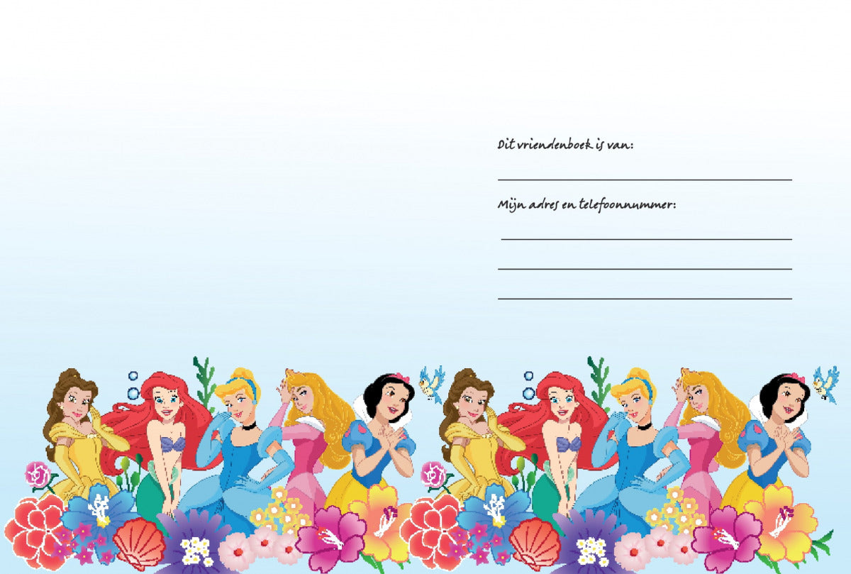 Vriendenboek Disney Prinsessen