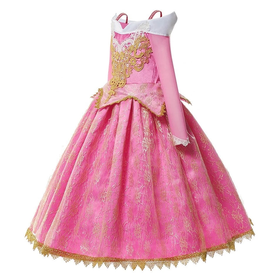 Doornroosje luxe jurk - - Prinsessenjurk Verkleedkleding – Prinsessendroom.nl