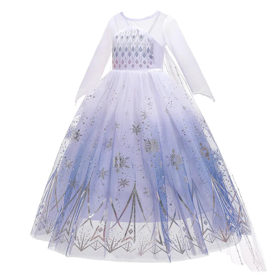 Elsa ijskristallen jurk