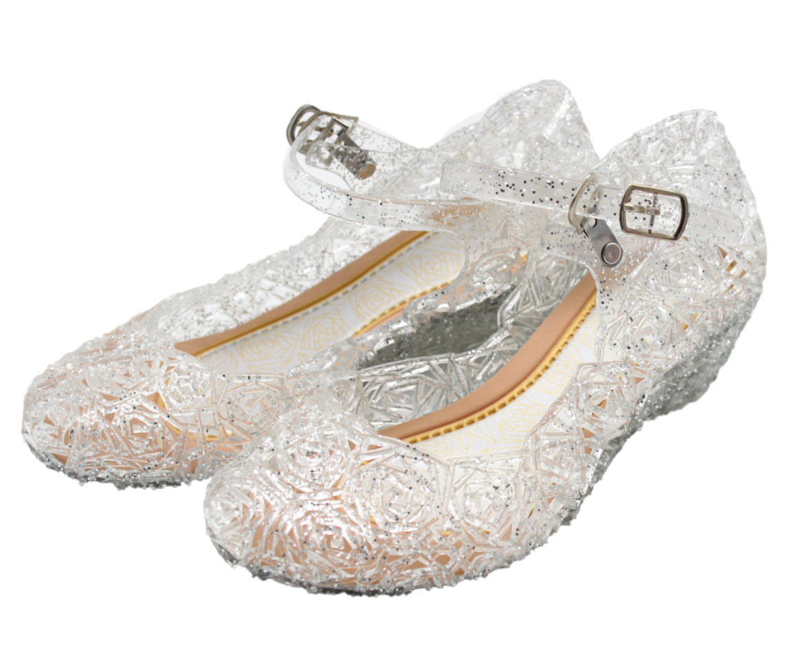 Glitter schoenen Zilver Frozen Elsa Prinsessen schoenen